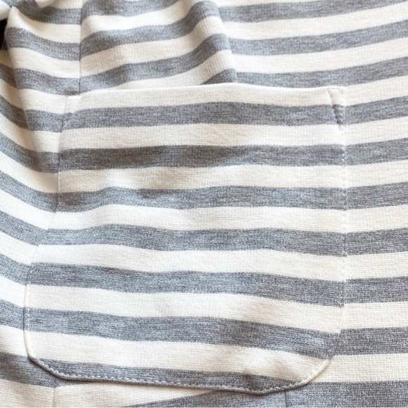 Madeleine Grey Striped Fully Lined Blazer Germany - Picture 6 of 16